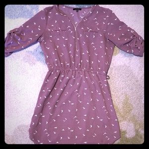IRIS cute & flirty mauve colored dress.